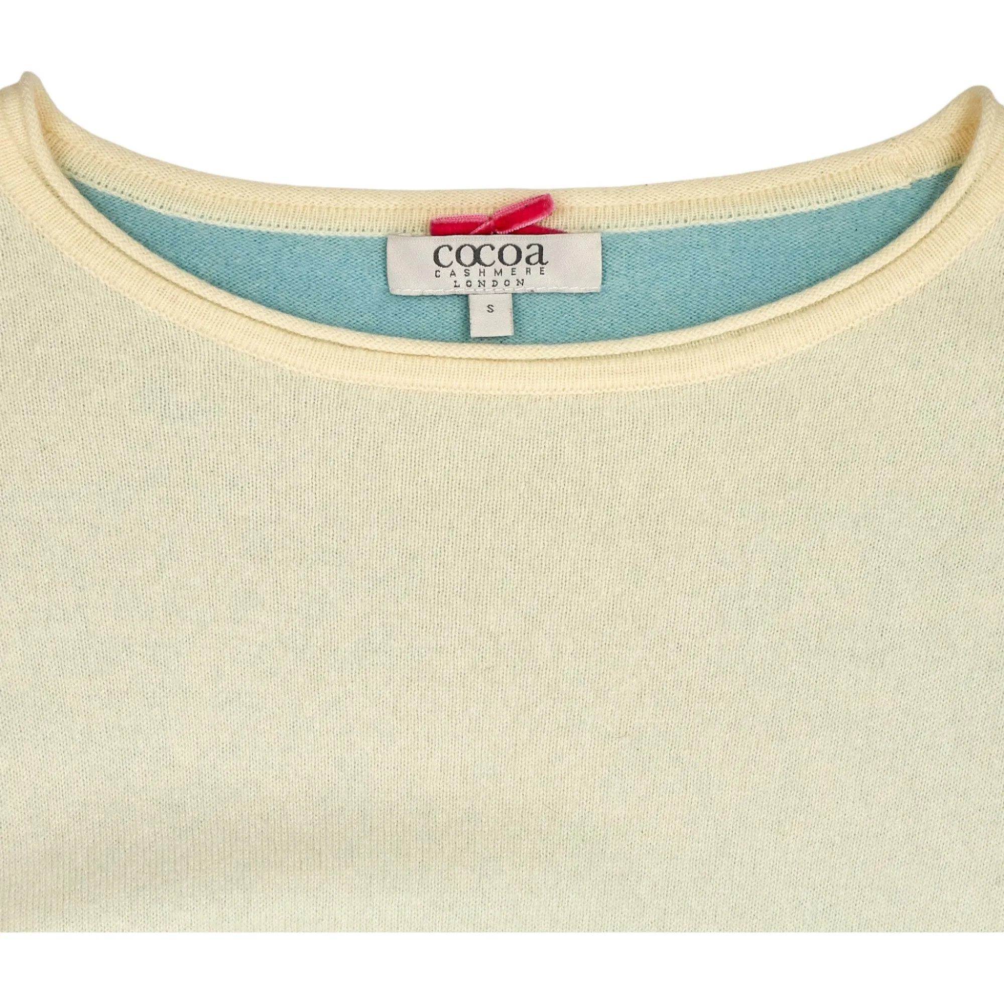 Cocoa Cashmere Blue Cream Jumper