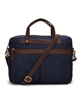 Cruiser Canvas Briefcase in Navy