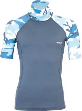 Cruz Junior Short Sleeve Rash Vest - Camo