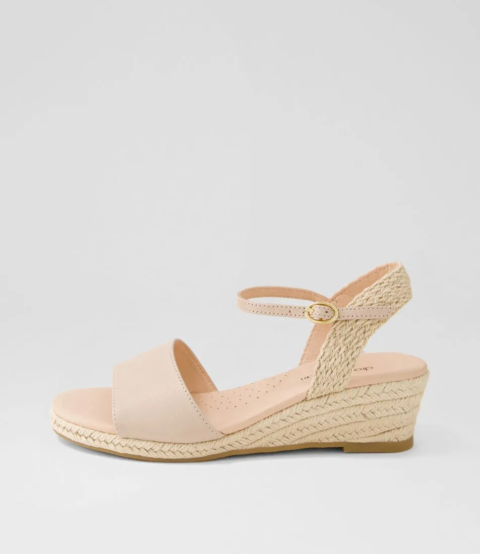 DIANA FERRARI Harissa Rose Leather Espadrilles