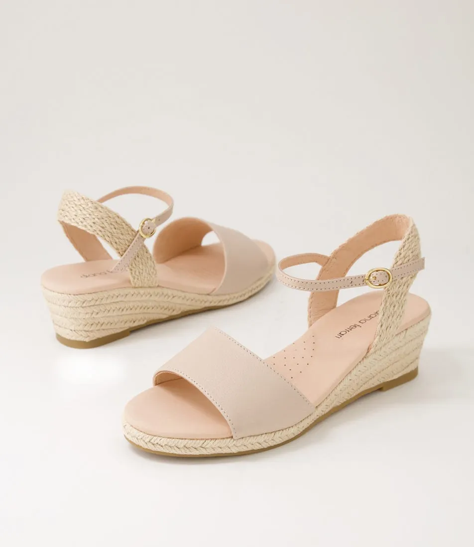 DIANA FERRARI Harissa Rose Leather Espadrilles