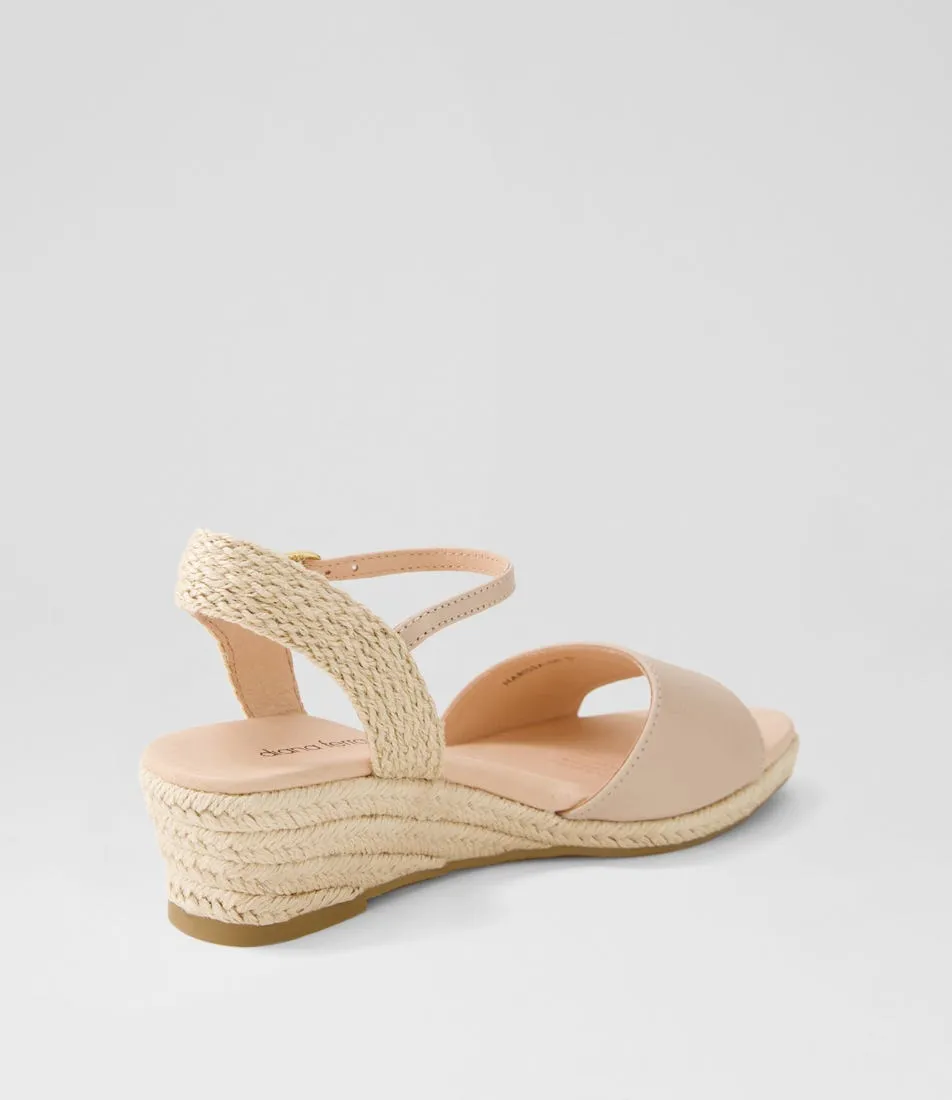 DIANA FERRARI Harissa Rose Leather Espadrilles