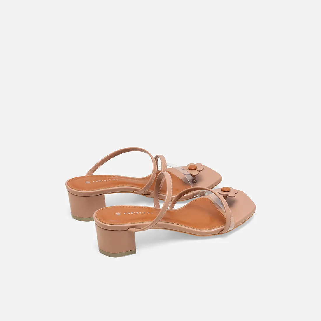 Diana Strappy Mules (Flower Edition)