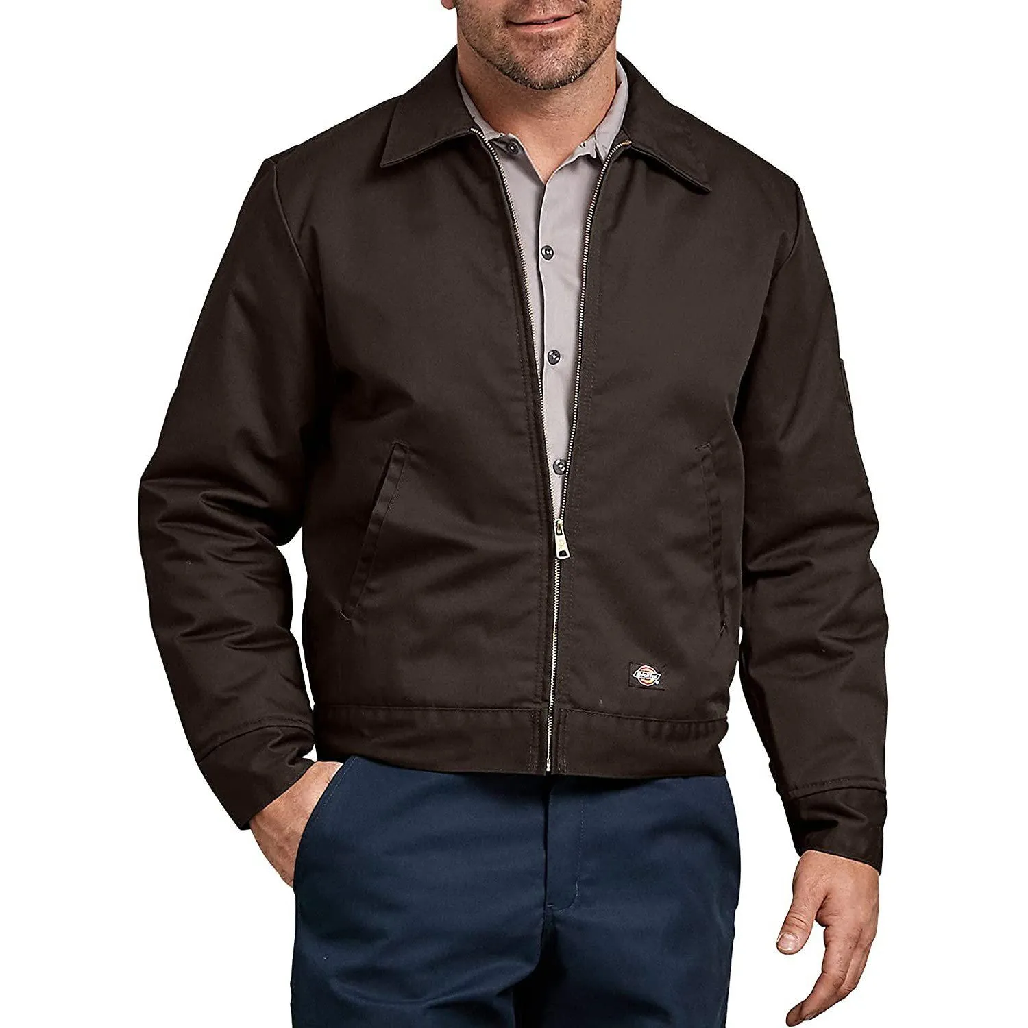 Dickies Men's Insulated Eisenhower Front-Zip Jacket