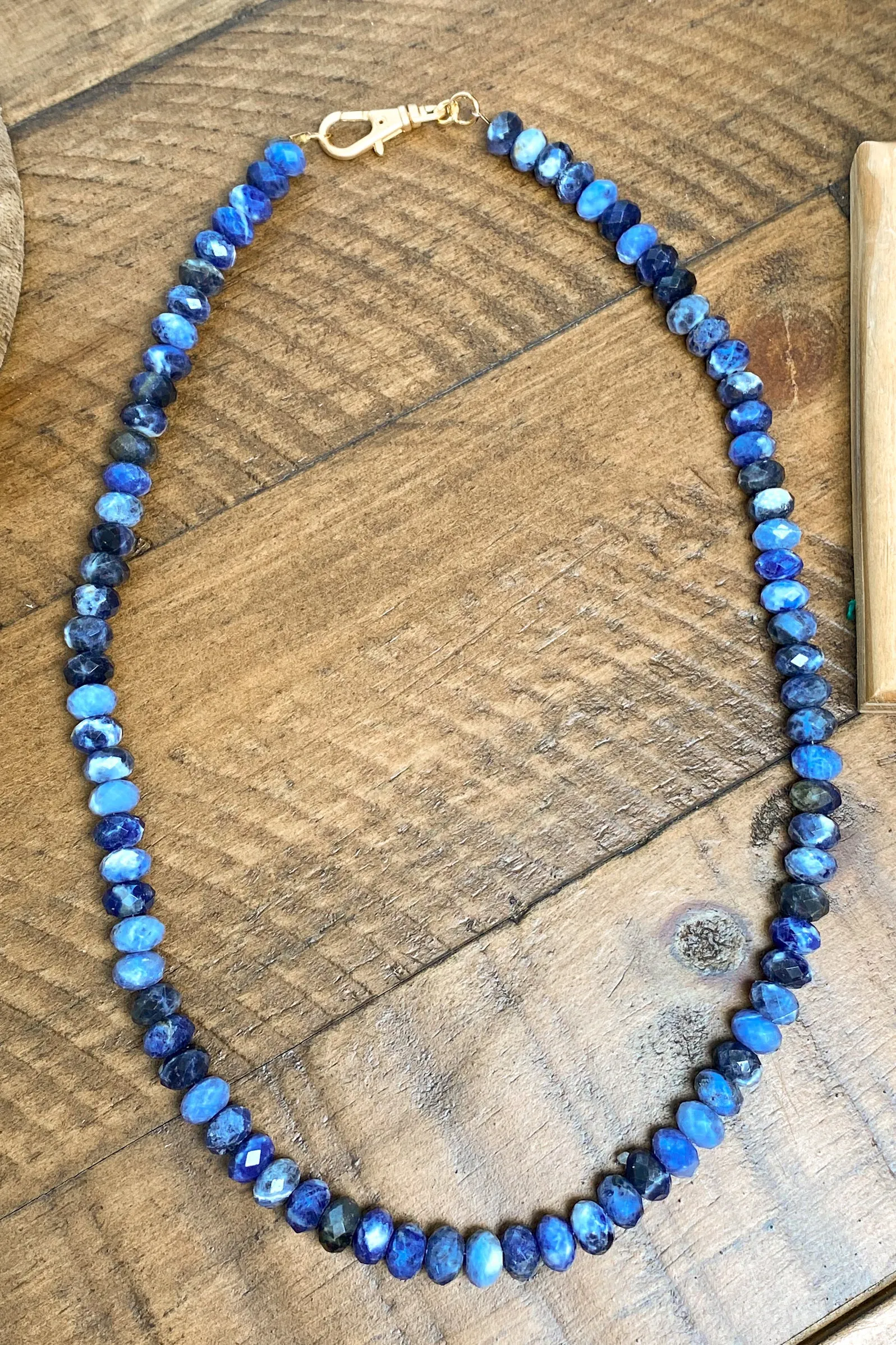 Down to Earth Necklace - Blue Marble