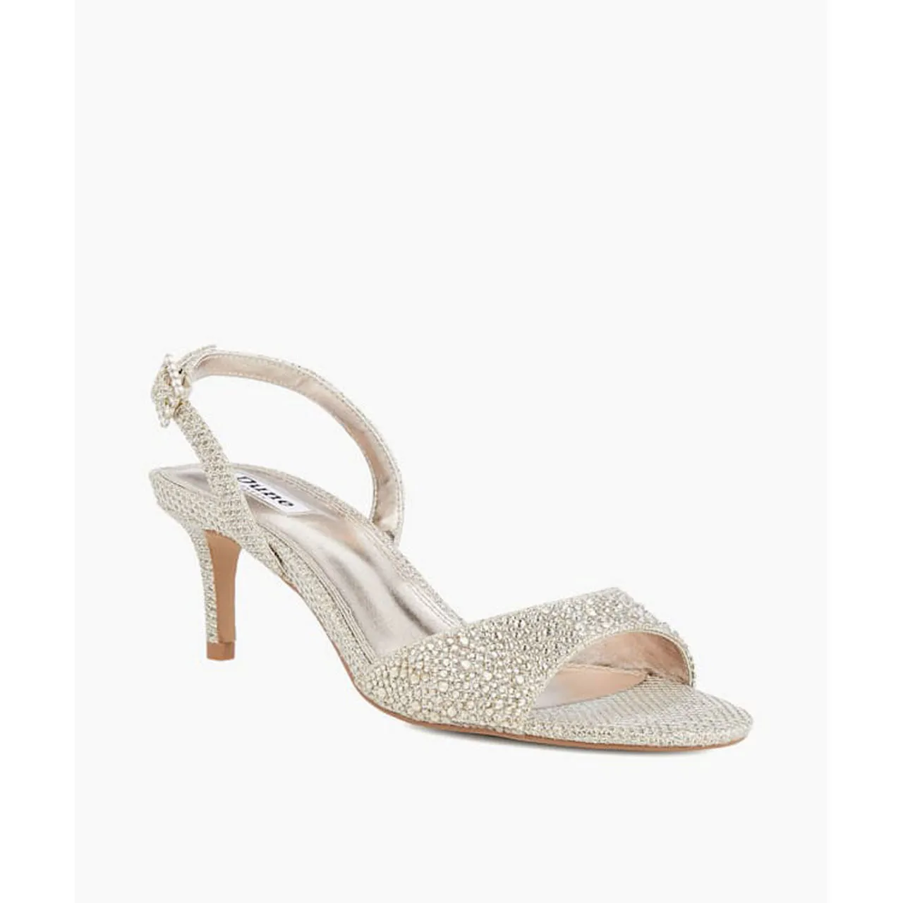 DUNE LONDON Madelines Embellished Heeled Sandals - Metallic