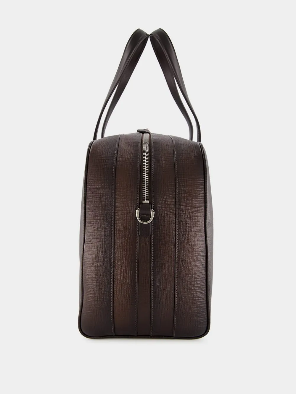 Embossed Leather Weekender