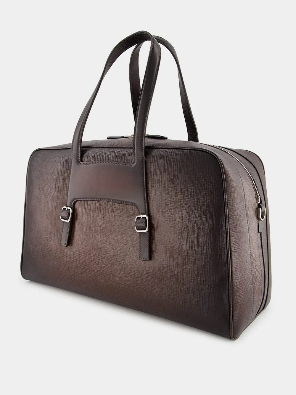 Embossed Leather Weekender