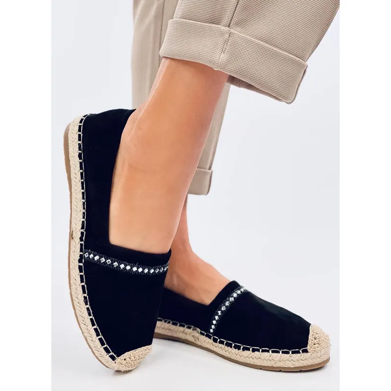 Etance Black women's espadrilles