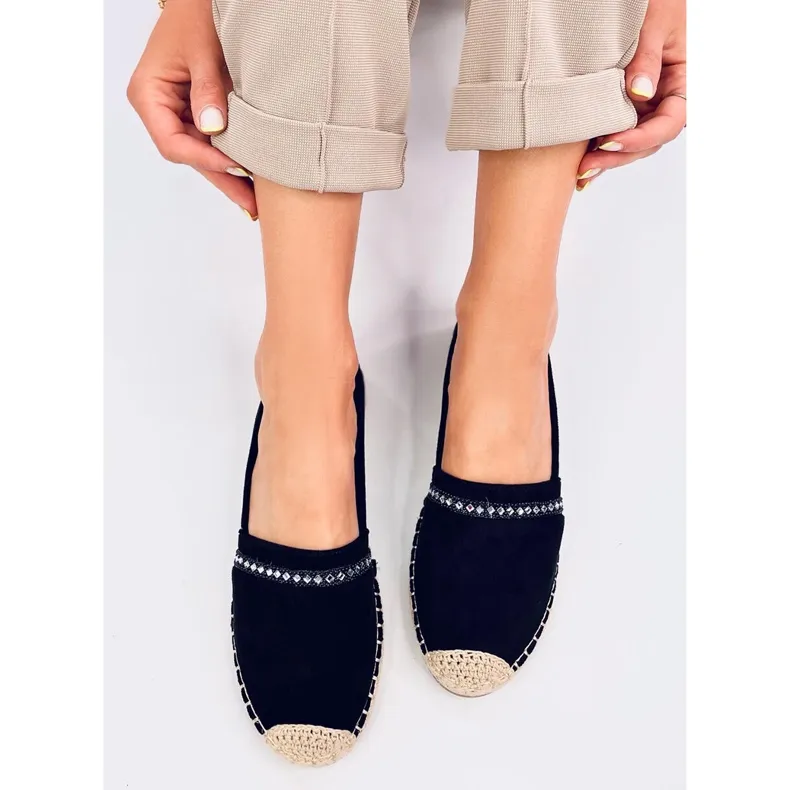 Etance Black women's espadrilles