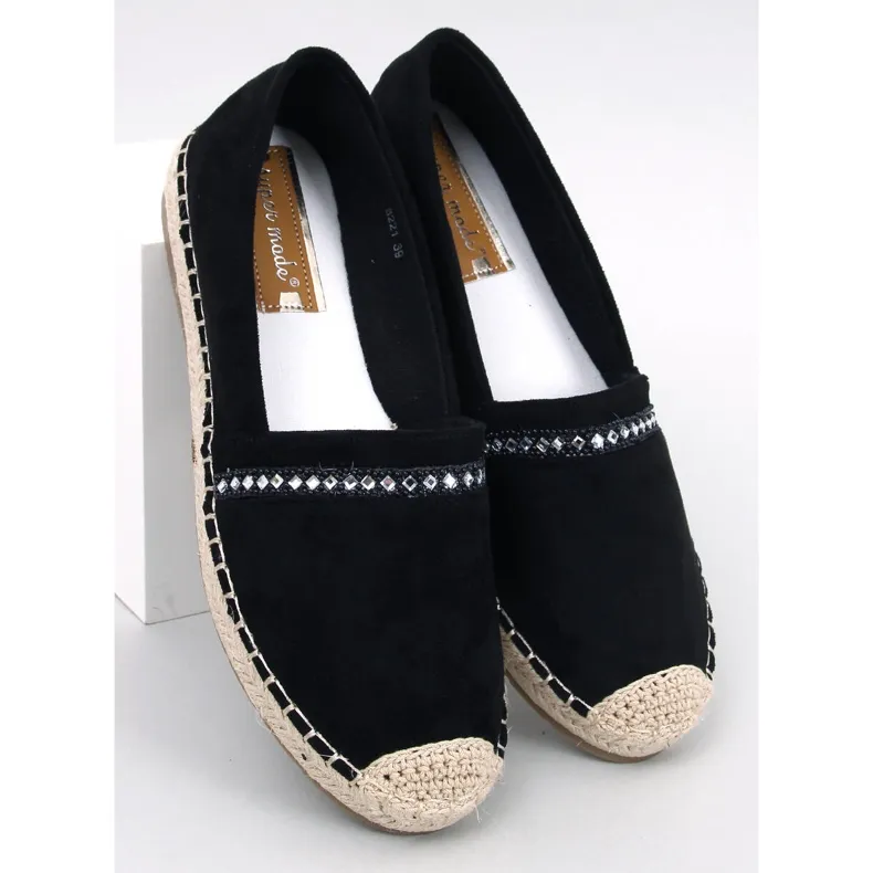 Etance Black women's espadrilles