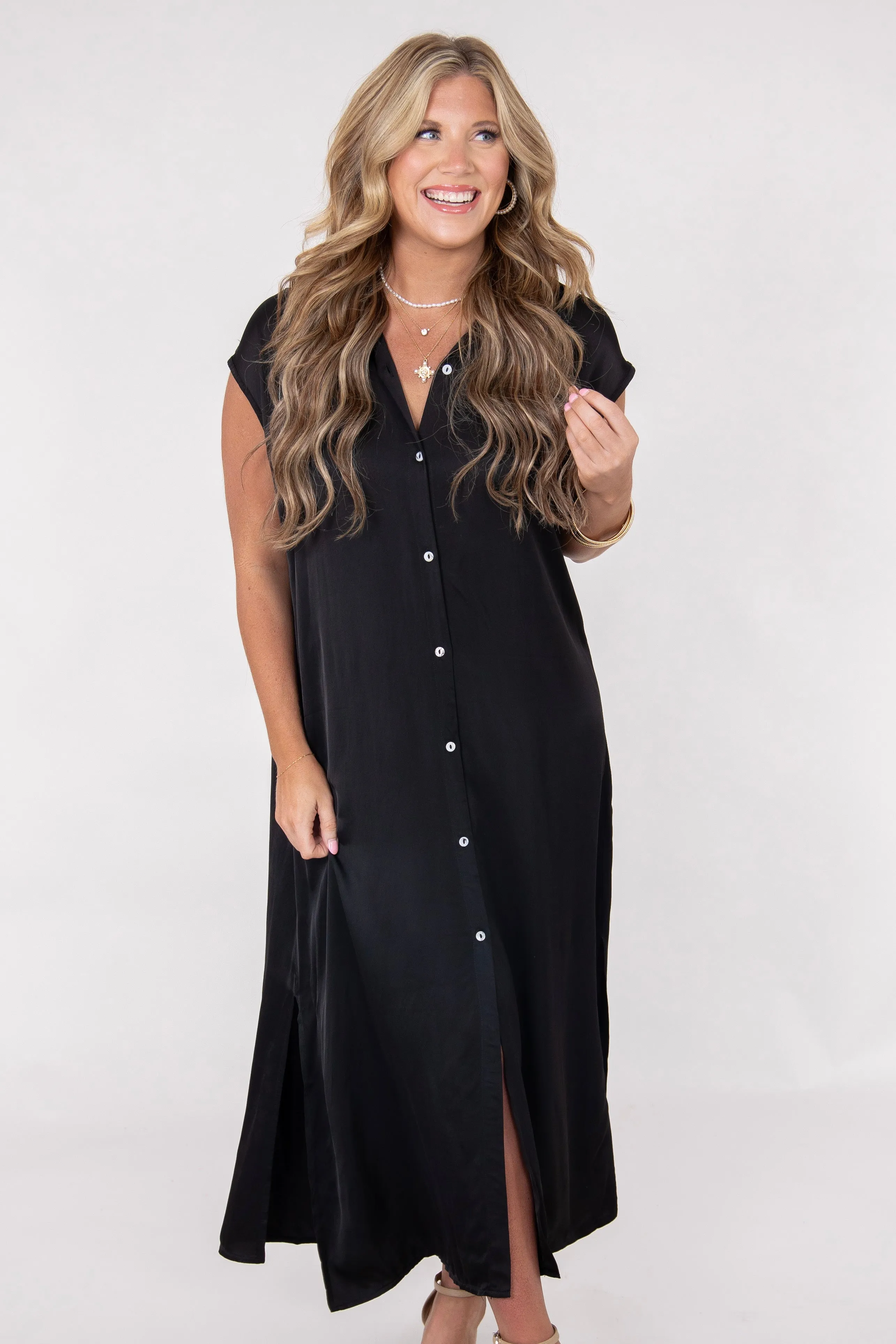 Euro Summer Button-Down Dress - FINAL SALE