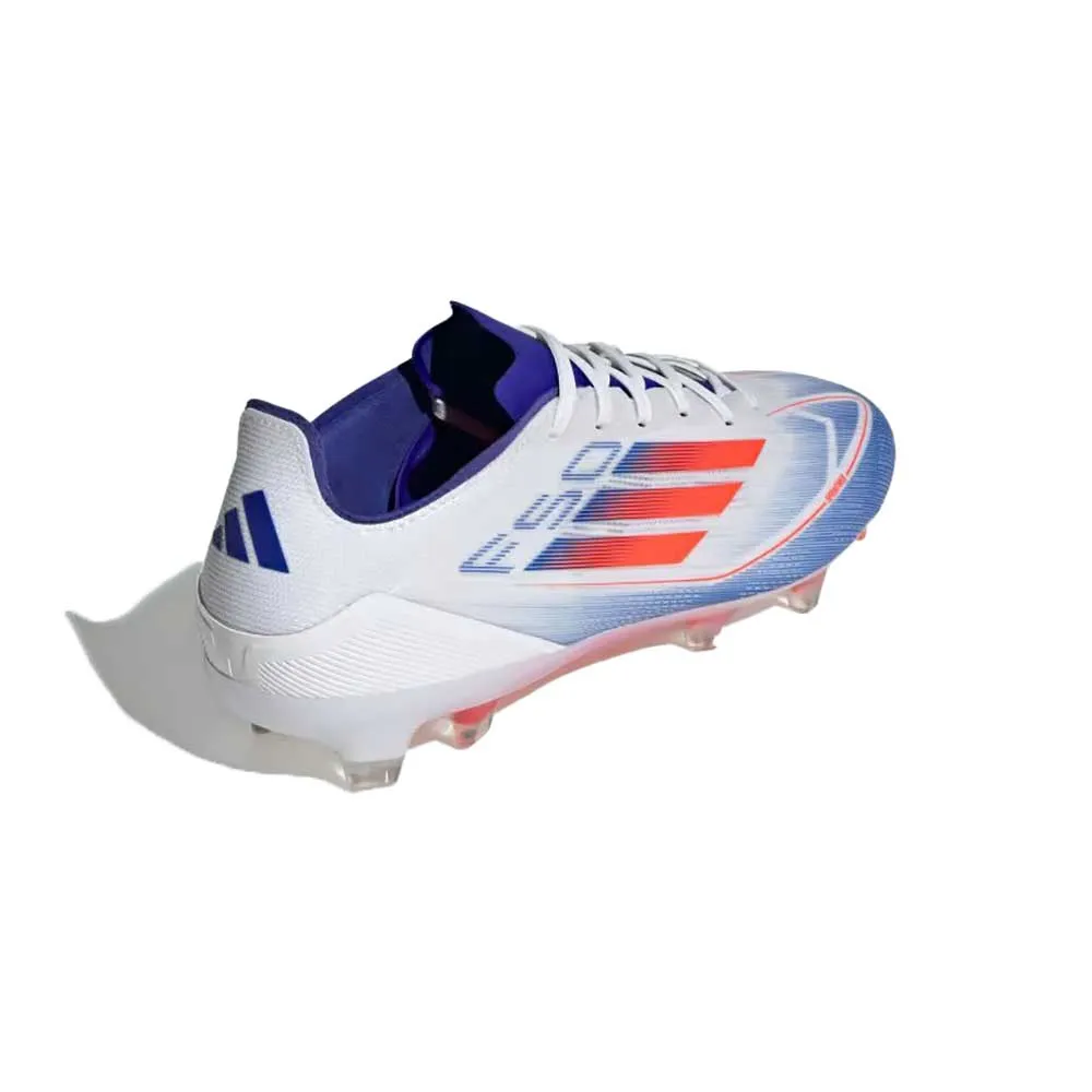 F50 Pro FG Soccer Cleats - Cloud White/Solar Red/Lucid Blue - Regular (D)