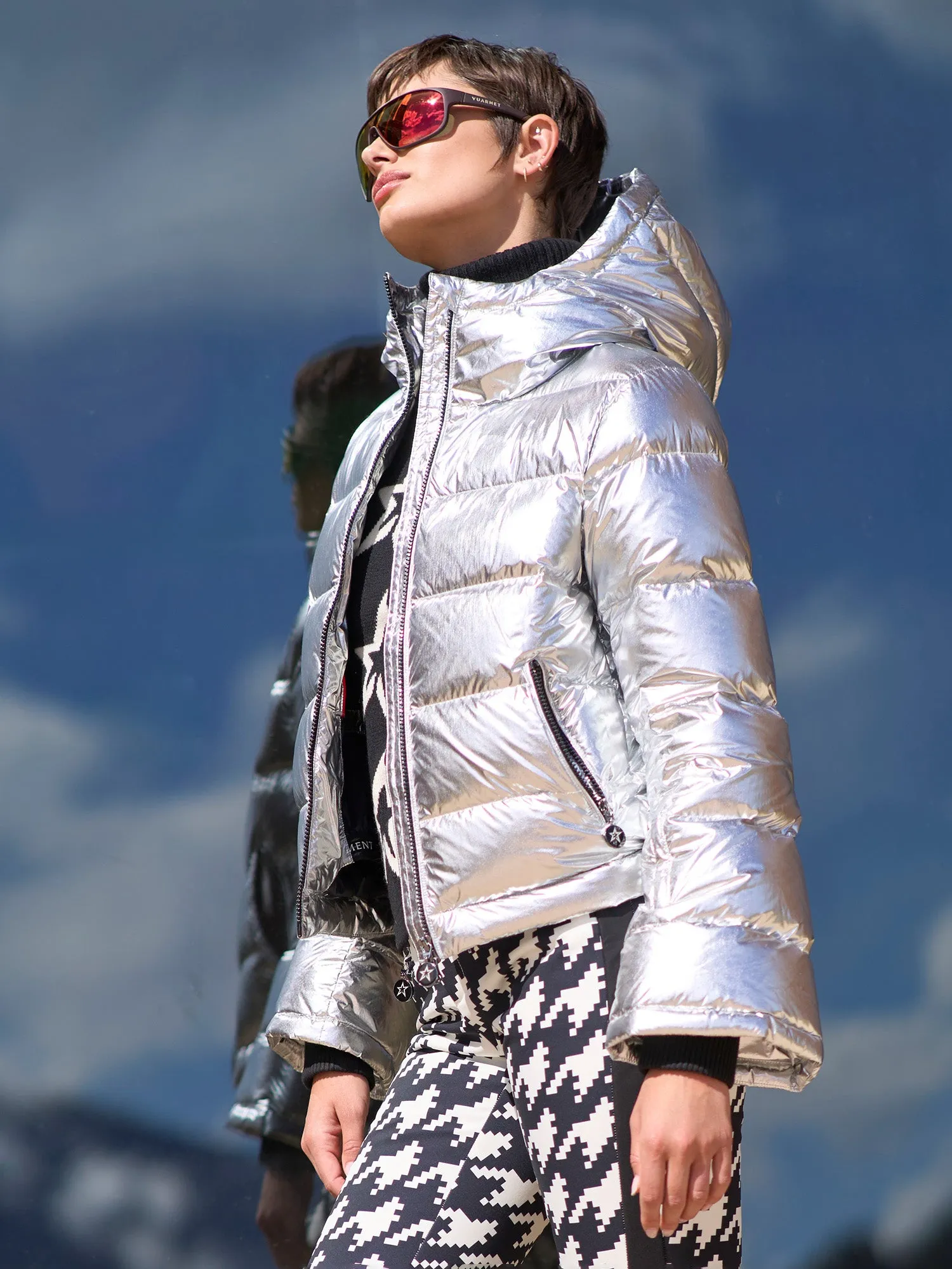 Foil Polar Flare Down Ski Jacket