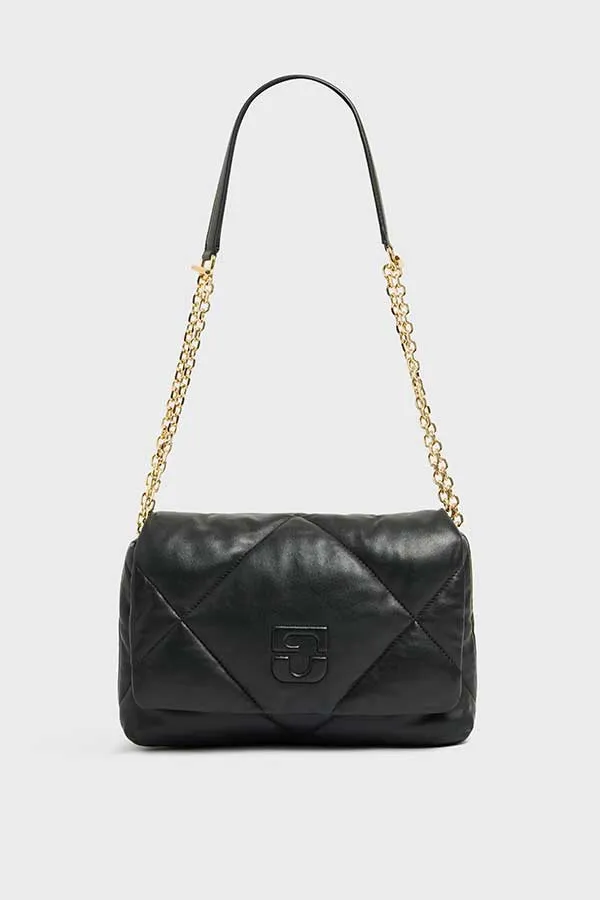 Gerard Darel LE FANNY QUILTED LEATHER CROSSBODY BAG