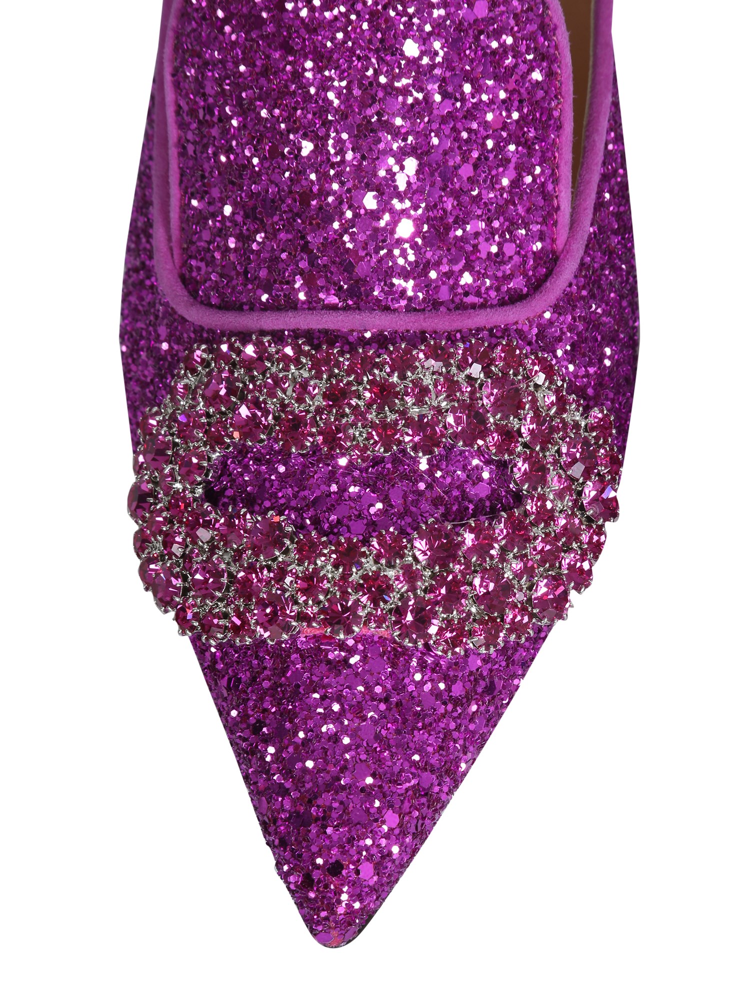 GIANNICO    DAPHNE GLITTER PUMP MULES