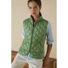 Gilet imbottito donna Verde