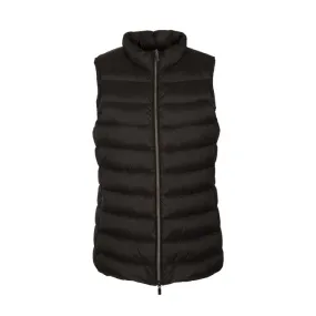 GILET MICROPIUMA Donna Nero