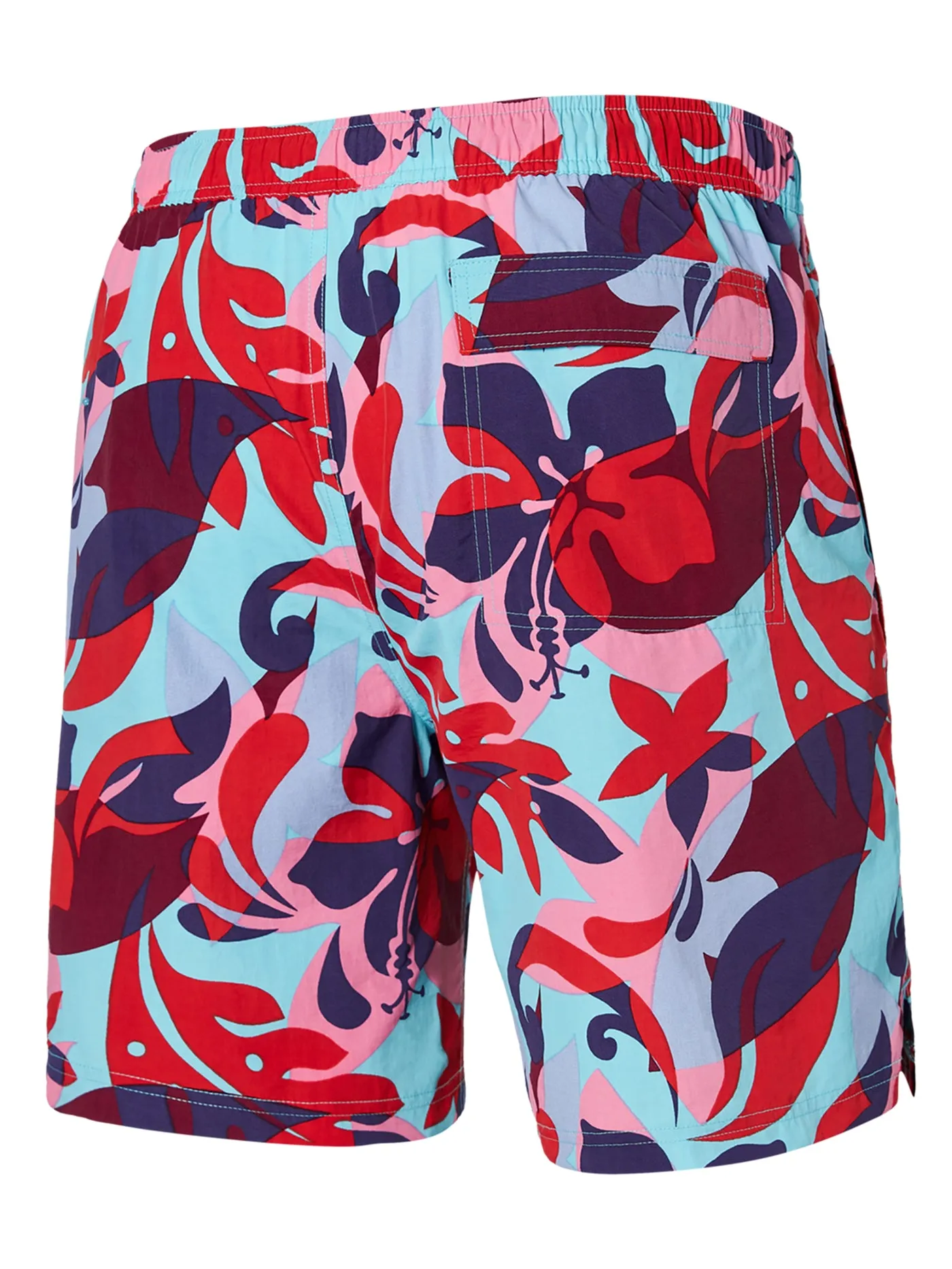 Go Coastal 2n1 Volley Tropical Lens Red Multi Boardshorts