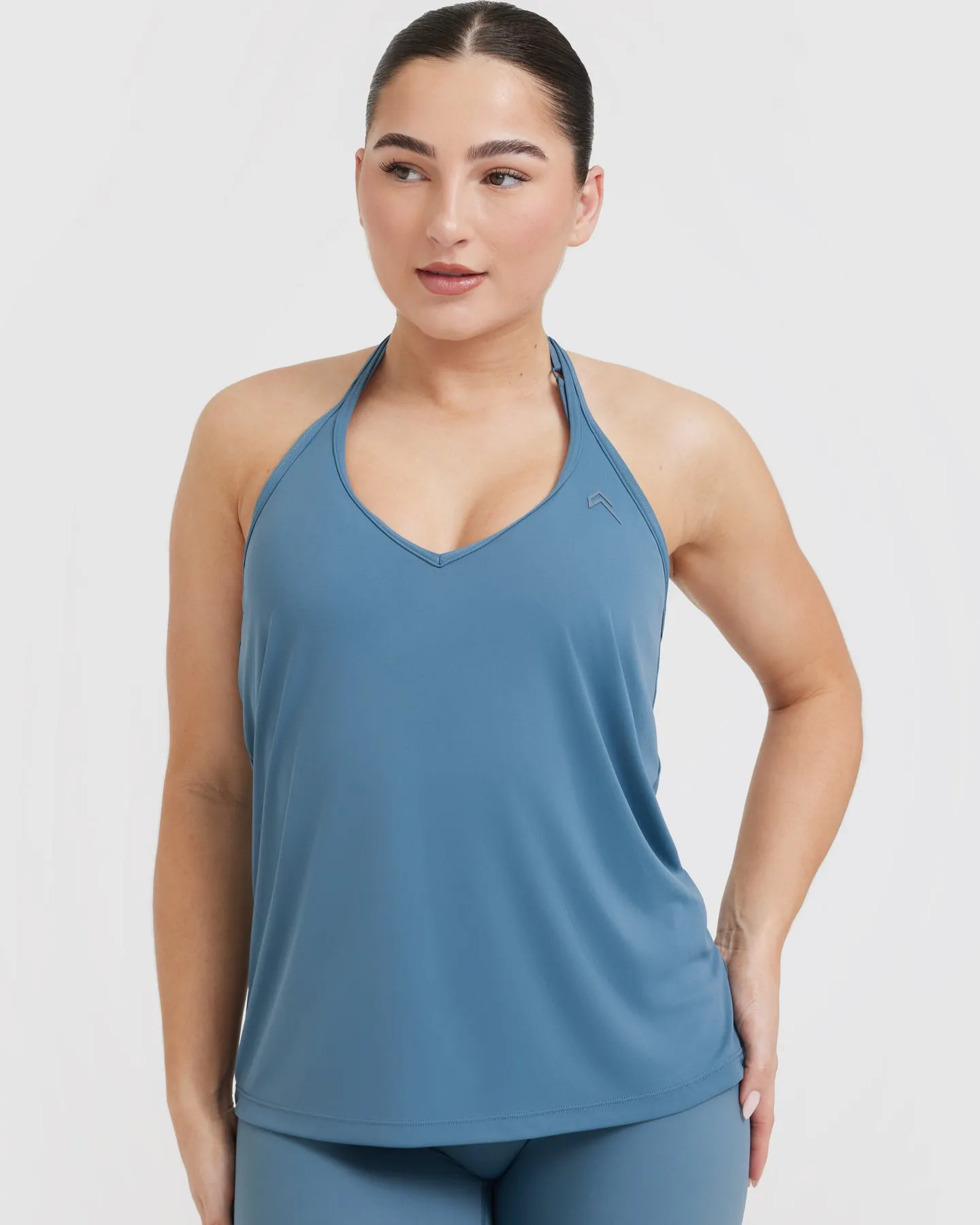 Go To Strappy Loose Vest | Moonstone Blue