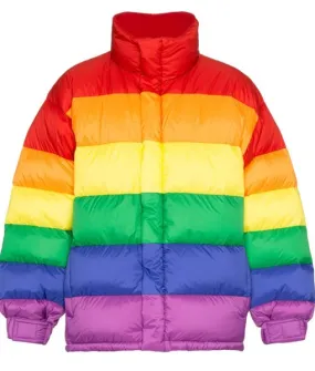 Gooba Rainbow Puffer Jacket - The Puffer Jacket