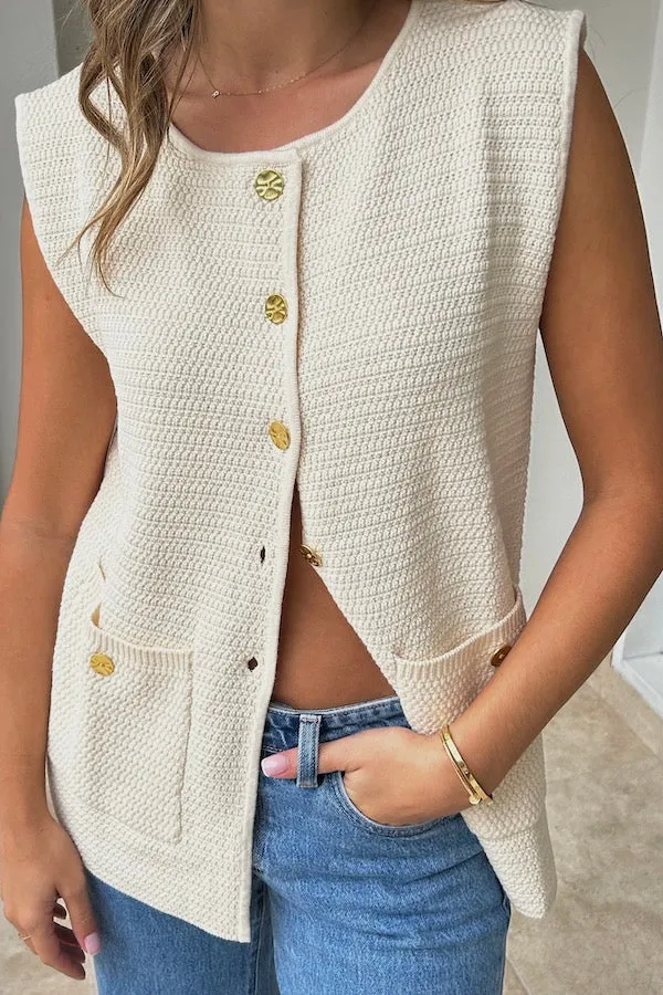 Helena Gilet Ivory