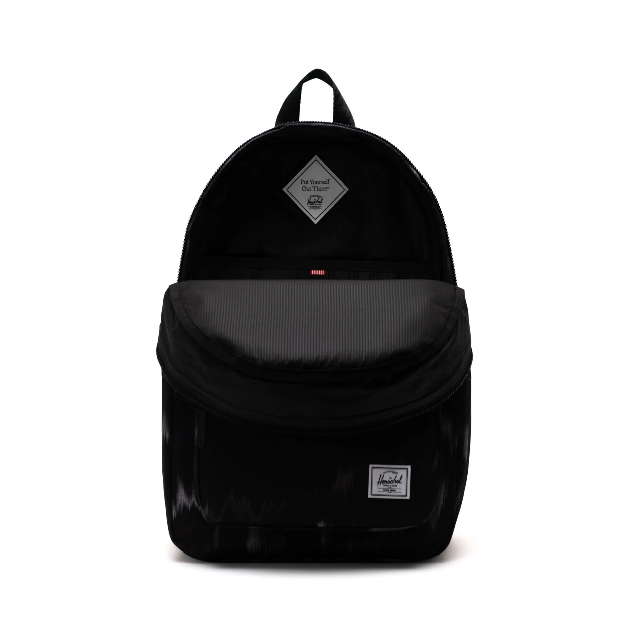 Herschel Settlement Blurred Ikat Black