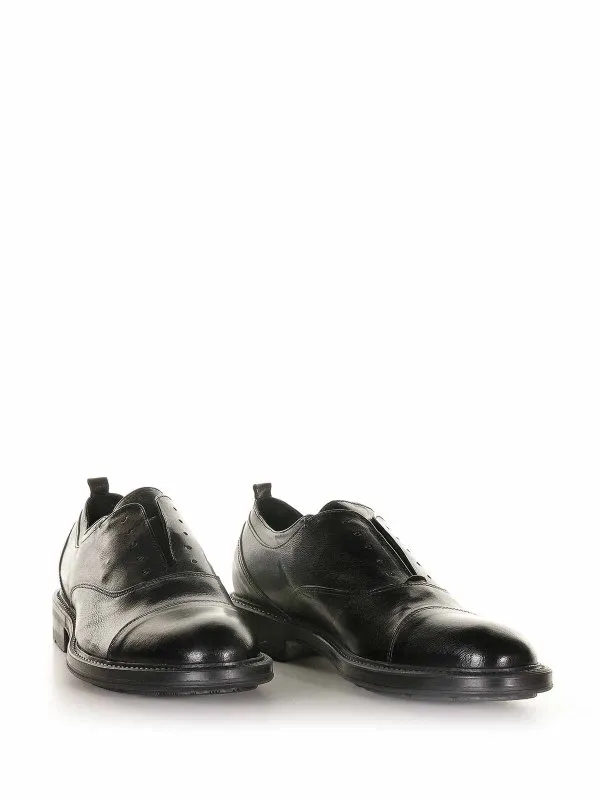 Hundred100 Laceless Oxfords in leather