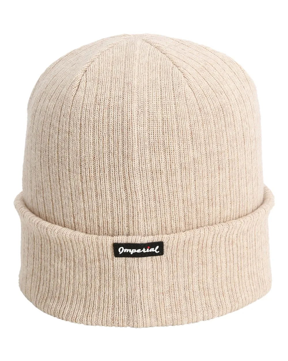 Imperial The Edelweiss Cuffed Custom Beanies, Sand