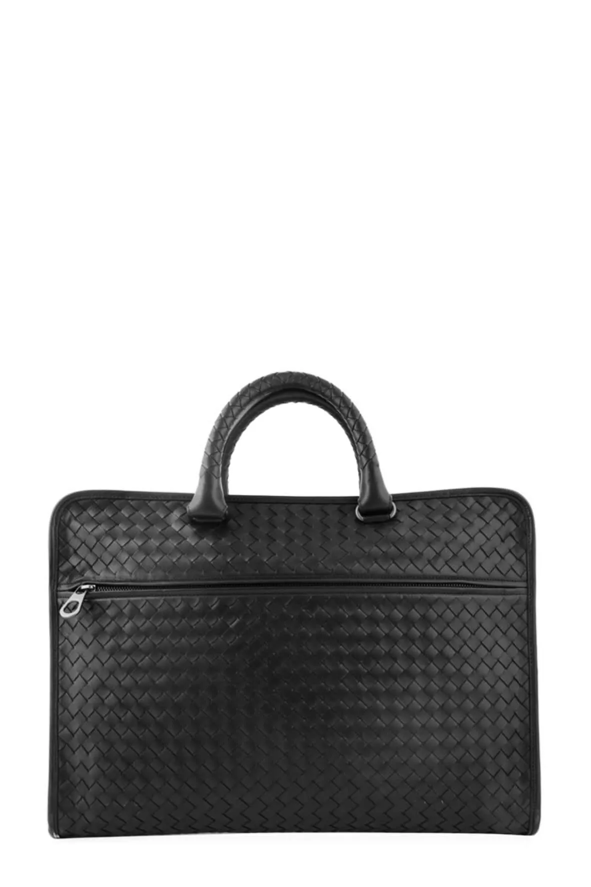 Intrecciato Briefcase Black