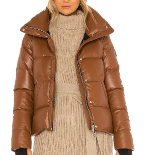 Isabel Brown Puffer Jacket - The Puffer Jacket