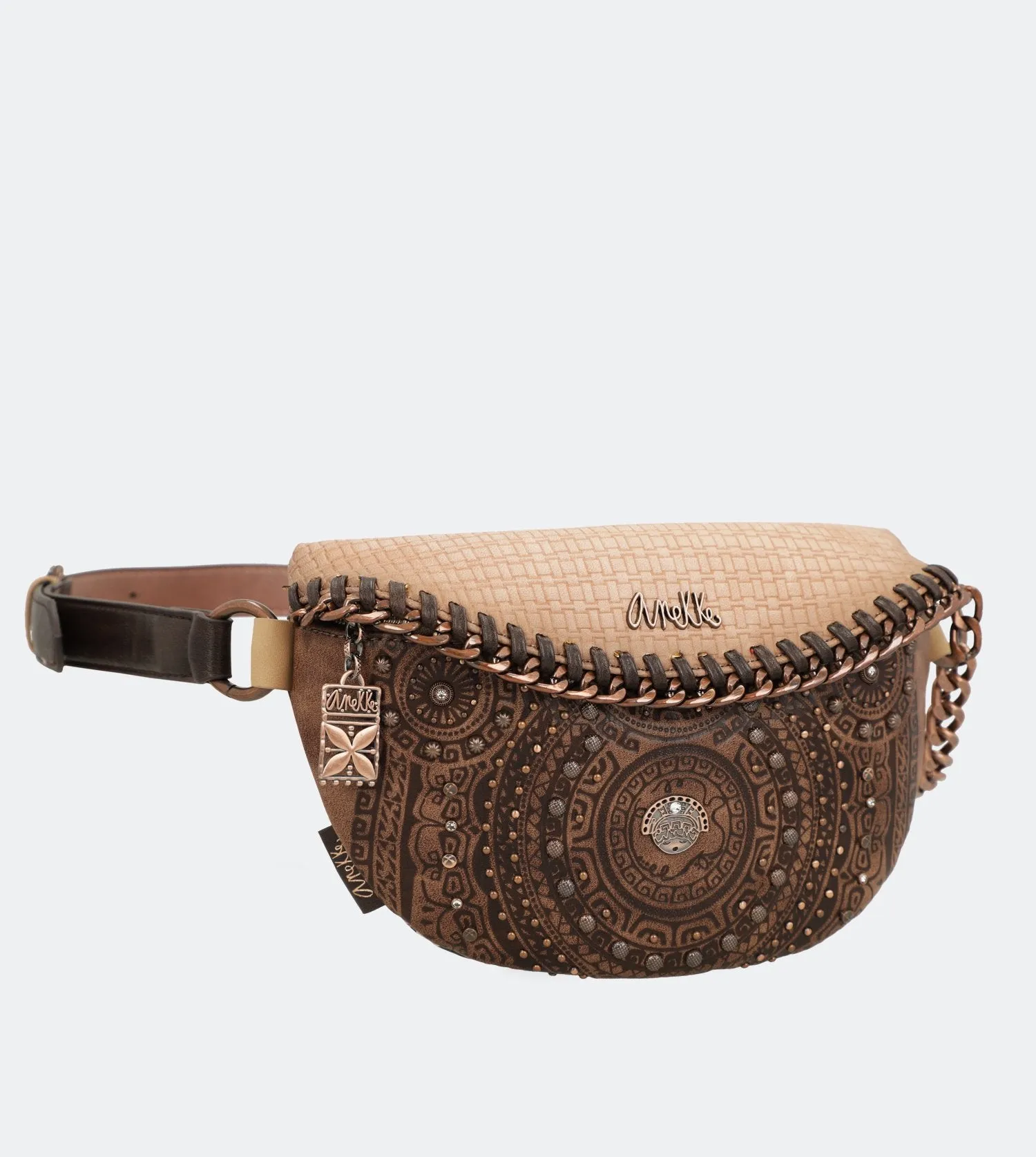 Ixchel Belt pouch with a chain