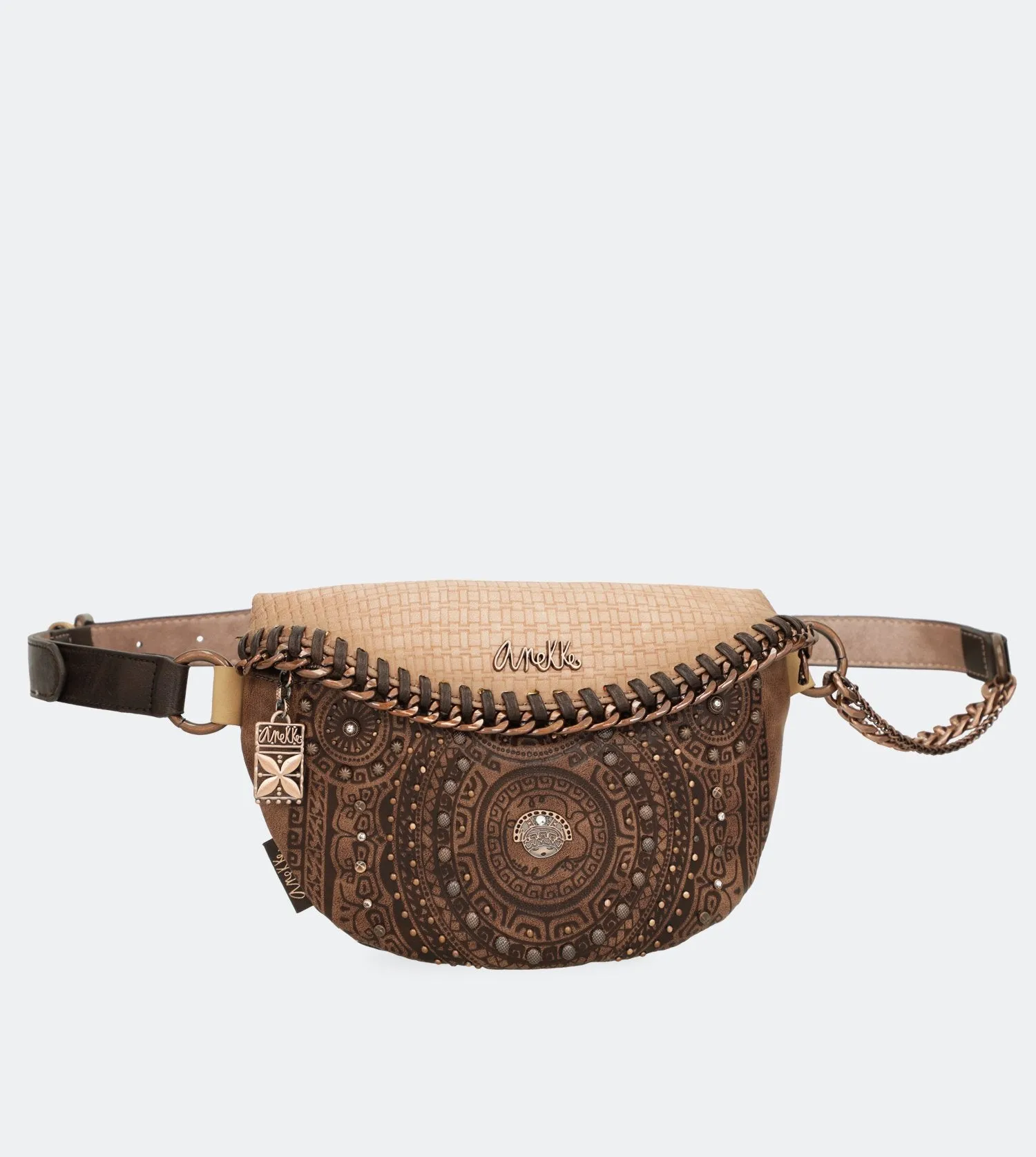 Ixchel Belt pouch with a chain