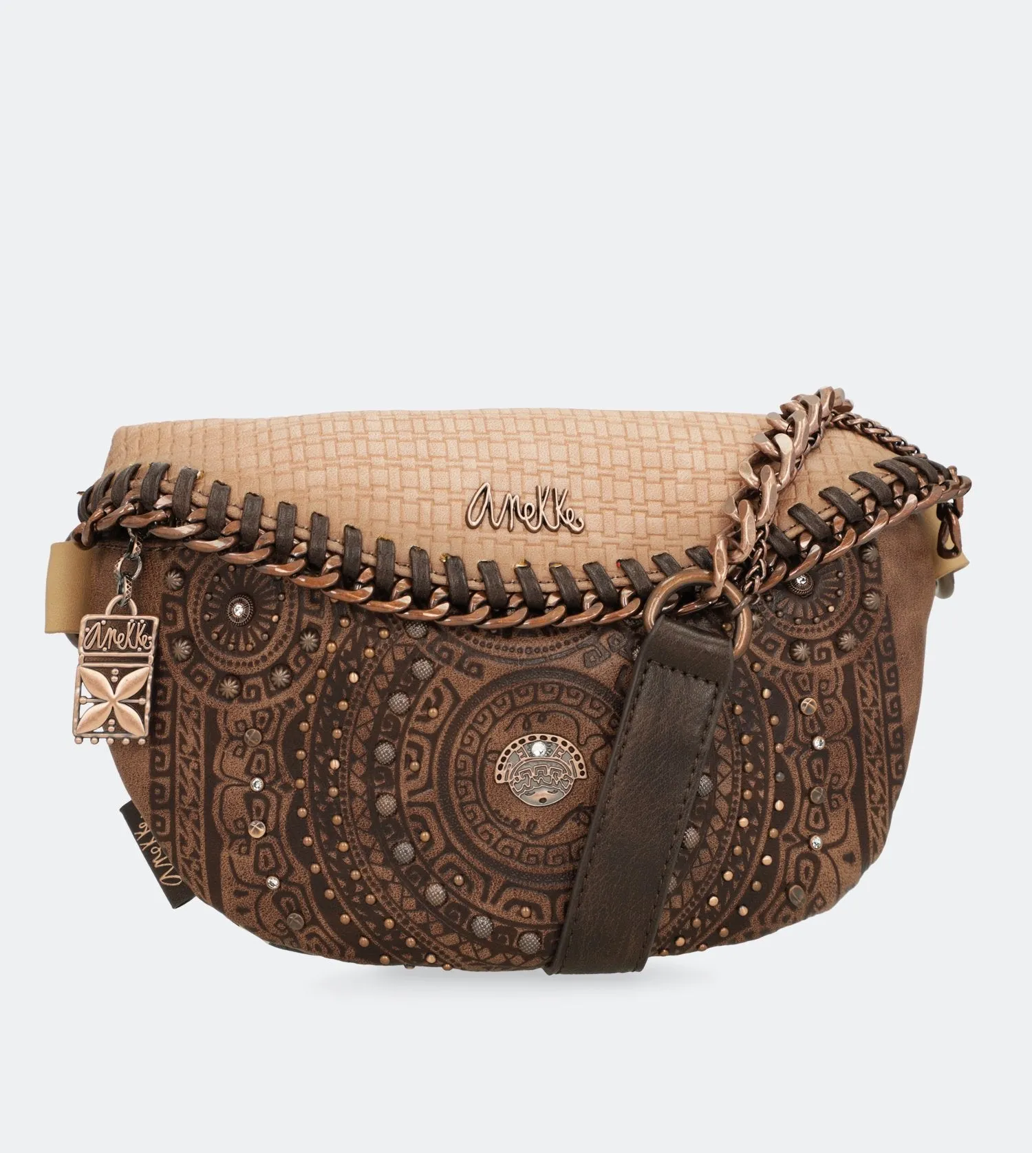 Ixchel Belt pouch with a chain