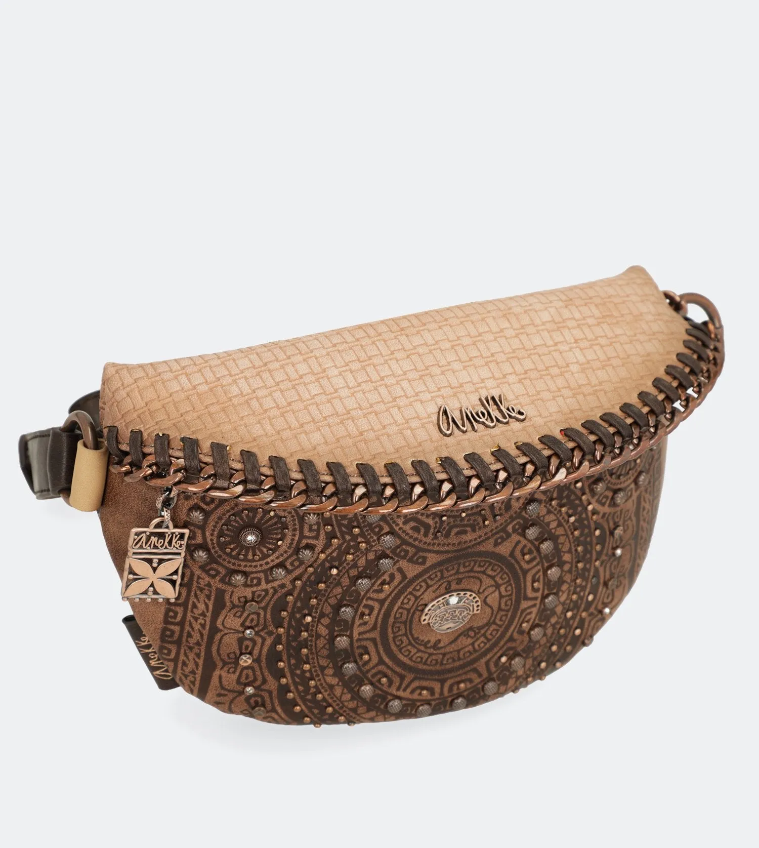 Ixchel Belt pouch with a chain