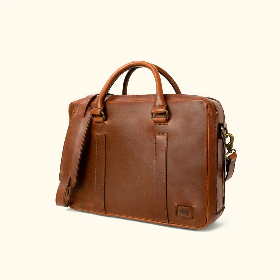 Jefferson Leather Briefcase | Elderwood