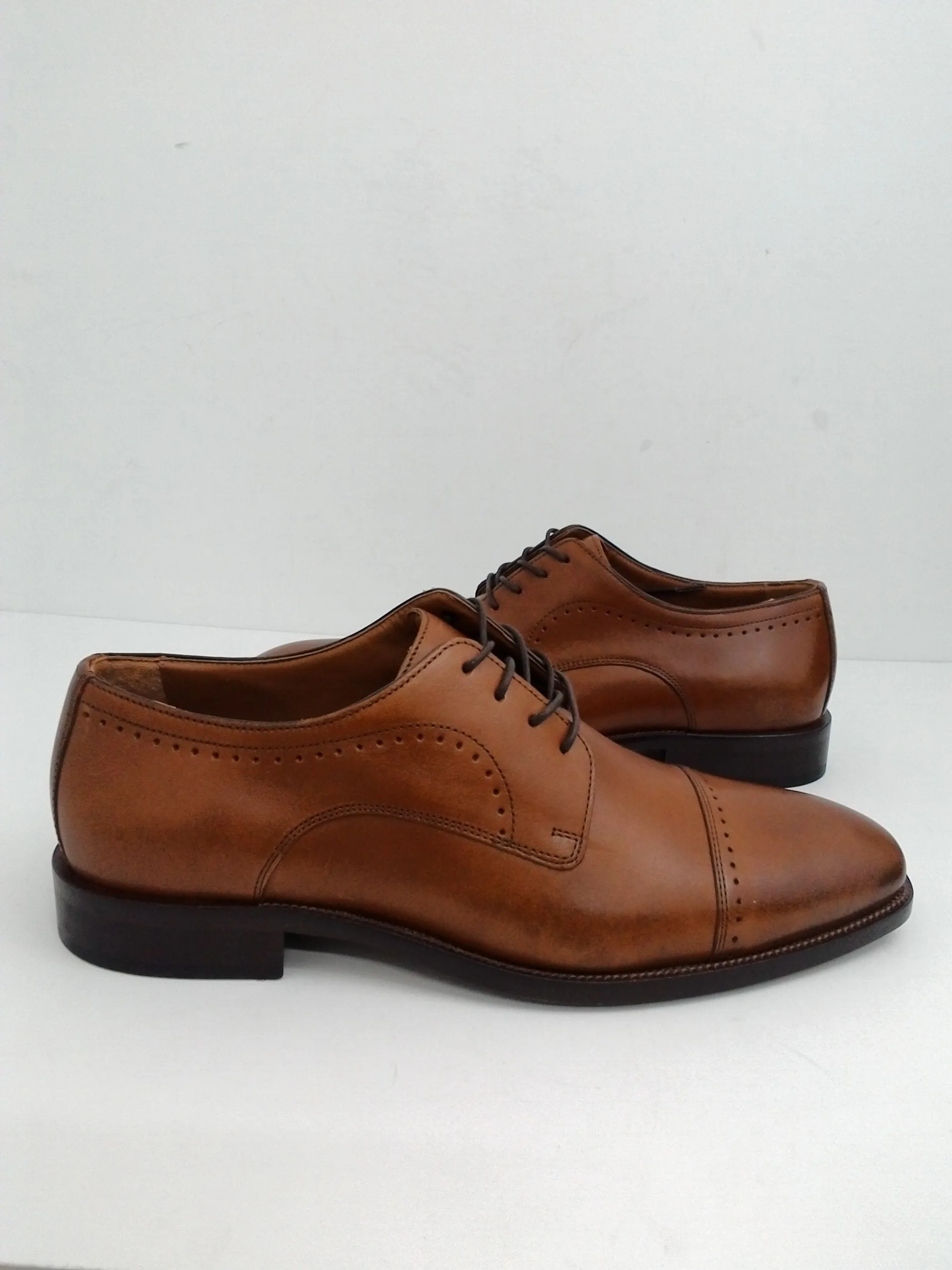 Johnston & Murphy Men's Brown Leather Oxfords Size 10 M