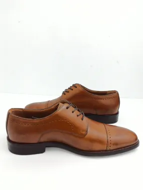 Johnston & Murphy Men's Brown Leather Oxfords Size 10 M