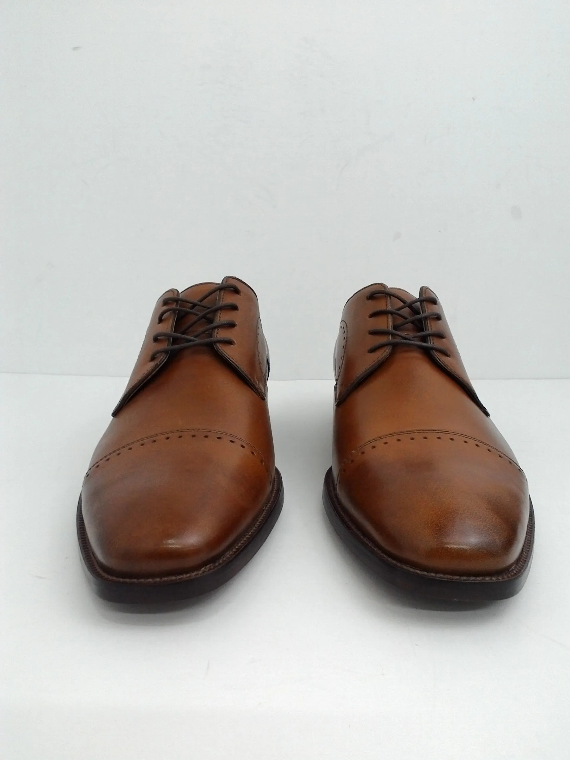 Johnston & Murphy Men's Brown Leather Oxfords Size 10 M