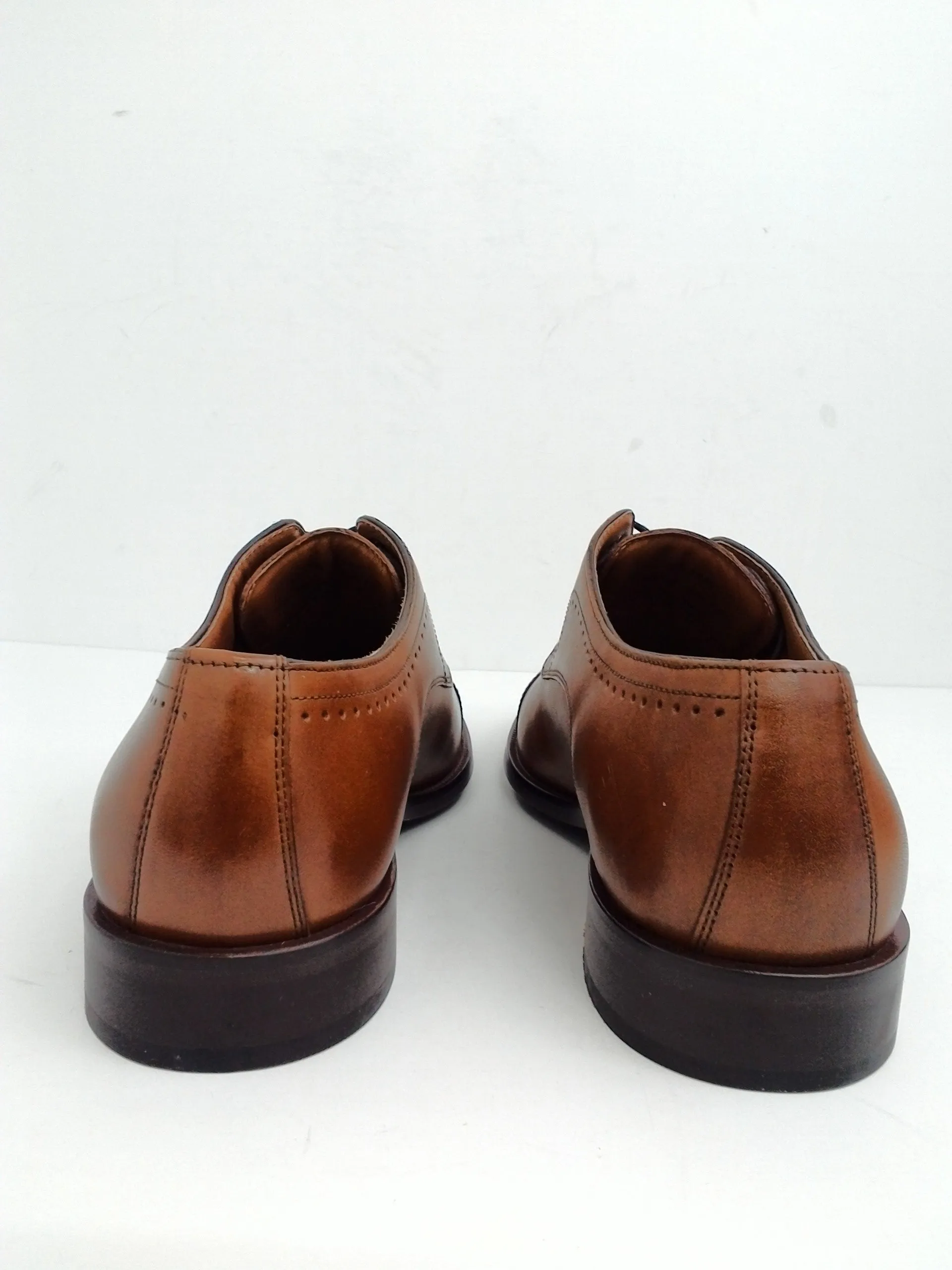 Johnston & Murphy Men's Brown Leather Oxfords Size 10 M