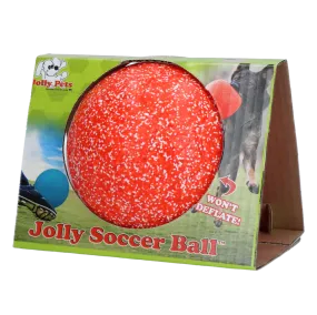 Jolly Soccer Ball 15cm Oranje/Wit