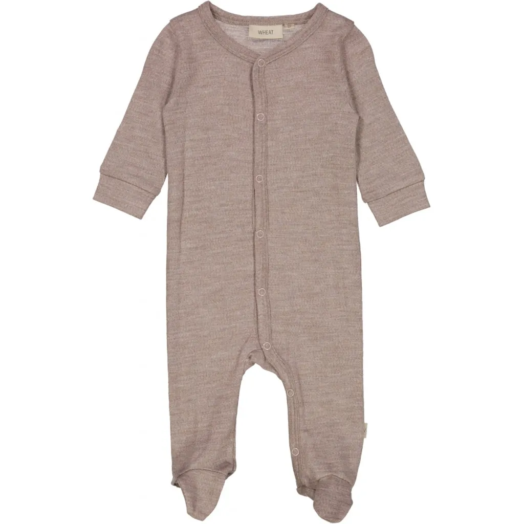 Jumpsuit Ellie Wool - grey khaki melange