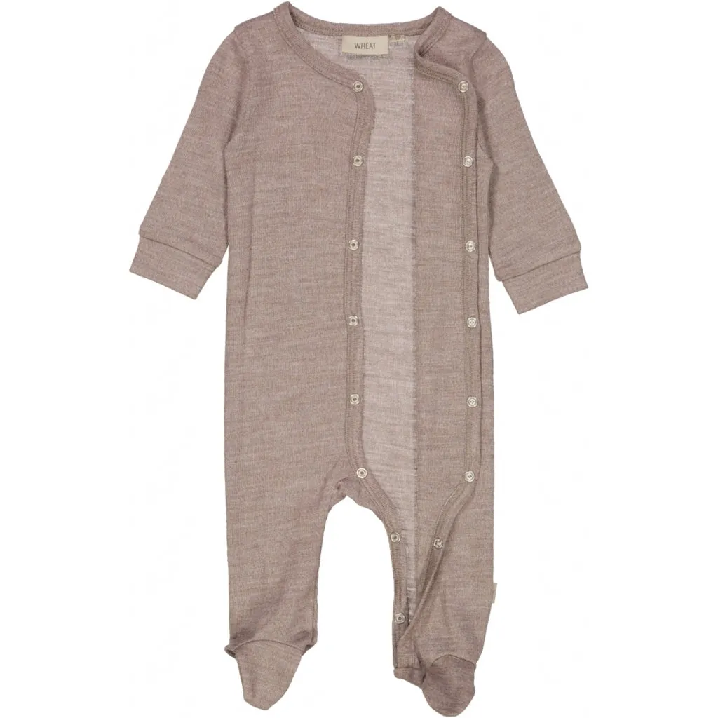 Jumpsuit Ellie Wool - grey khaki melange