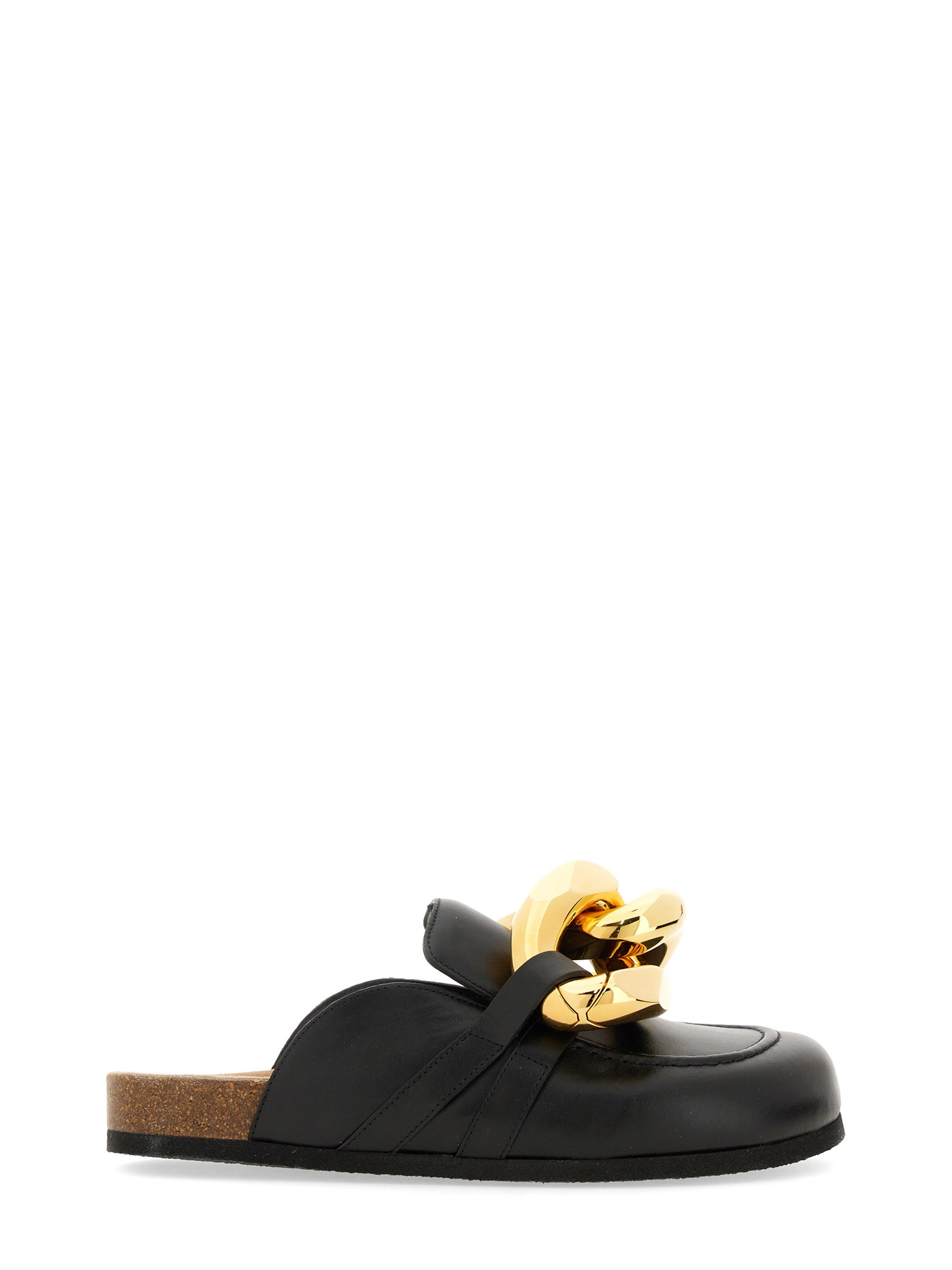 JW ANDERSON    LEATHER CHAIN MULES