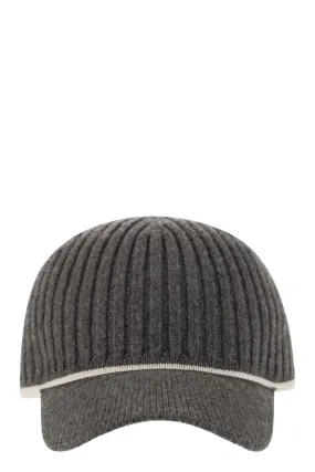 KNITTED WOOL BLEND CAP