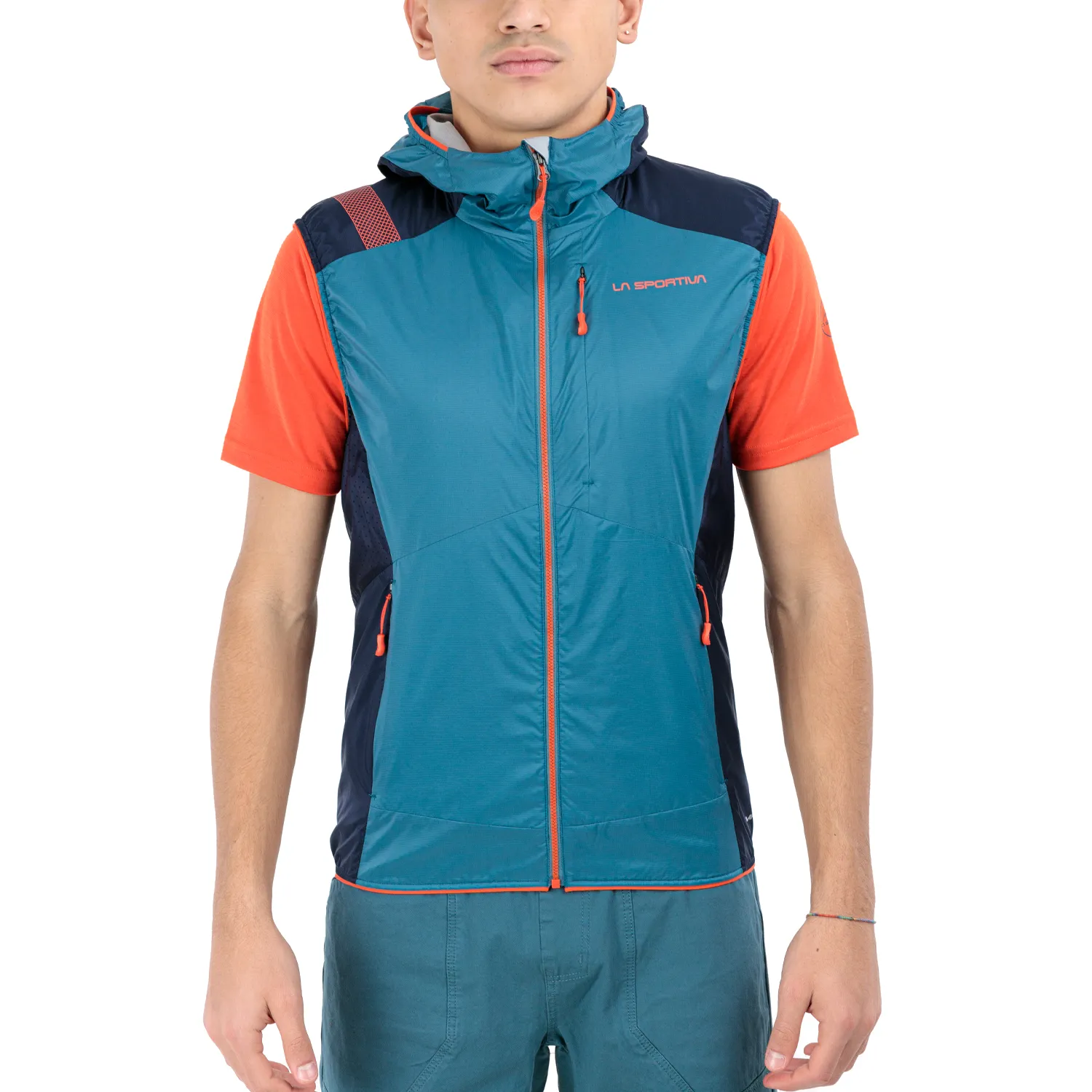 La Sportiva Across Lite Gilet  Hurricane/Deep Sea