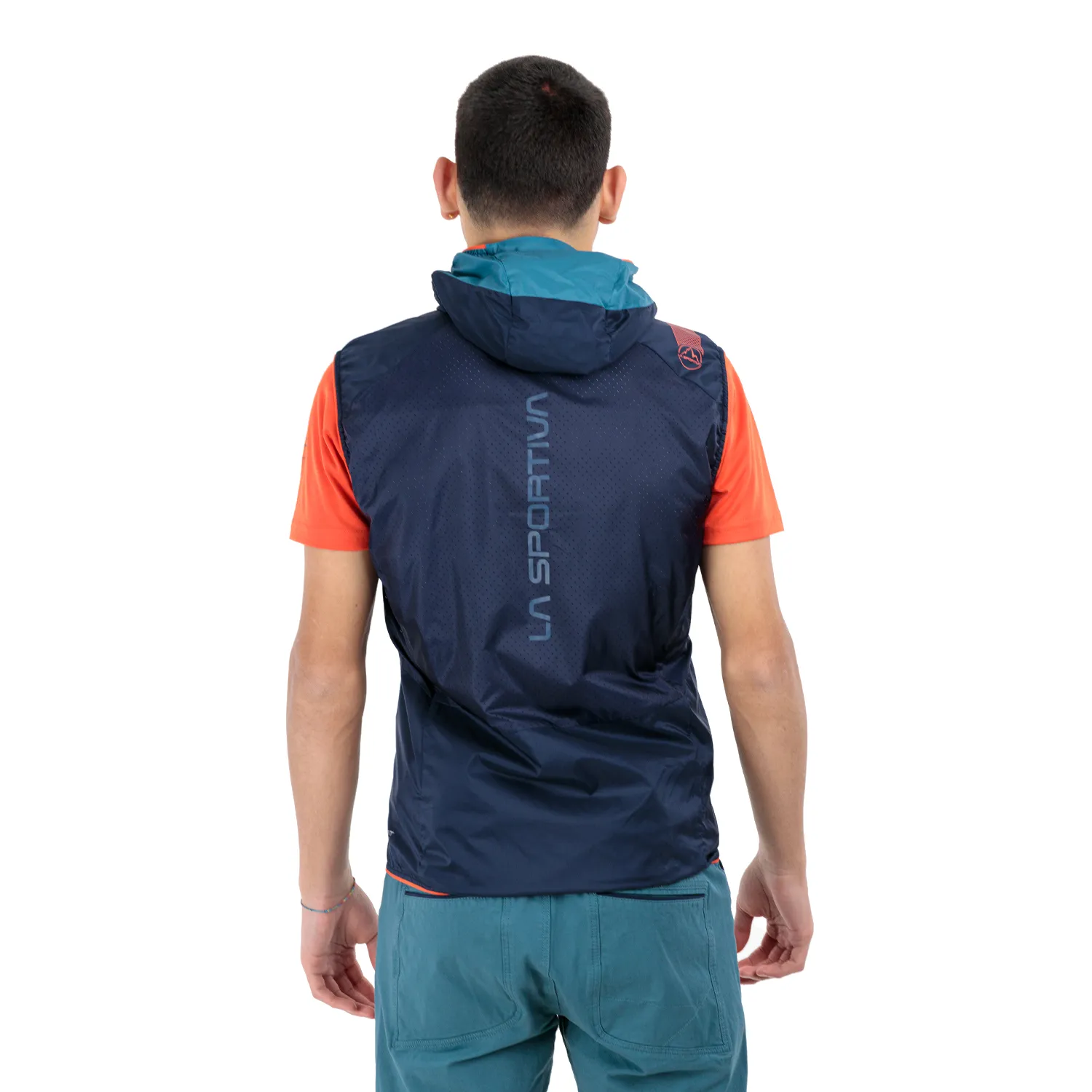 La Sportiva Across Lite Gilet  Hurricane/Deep Sea