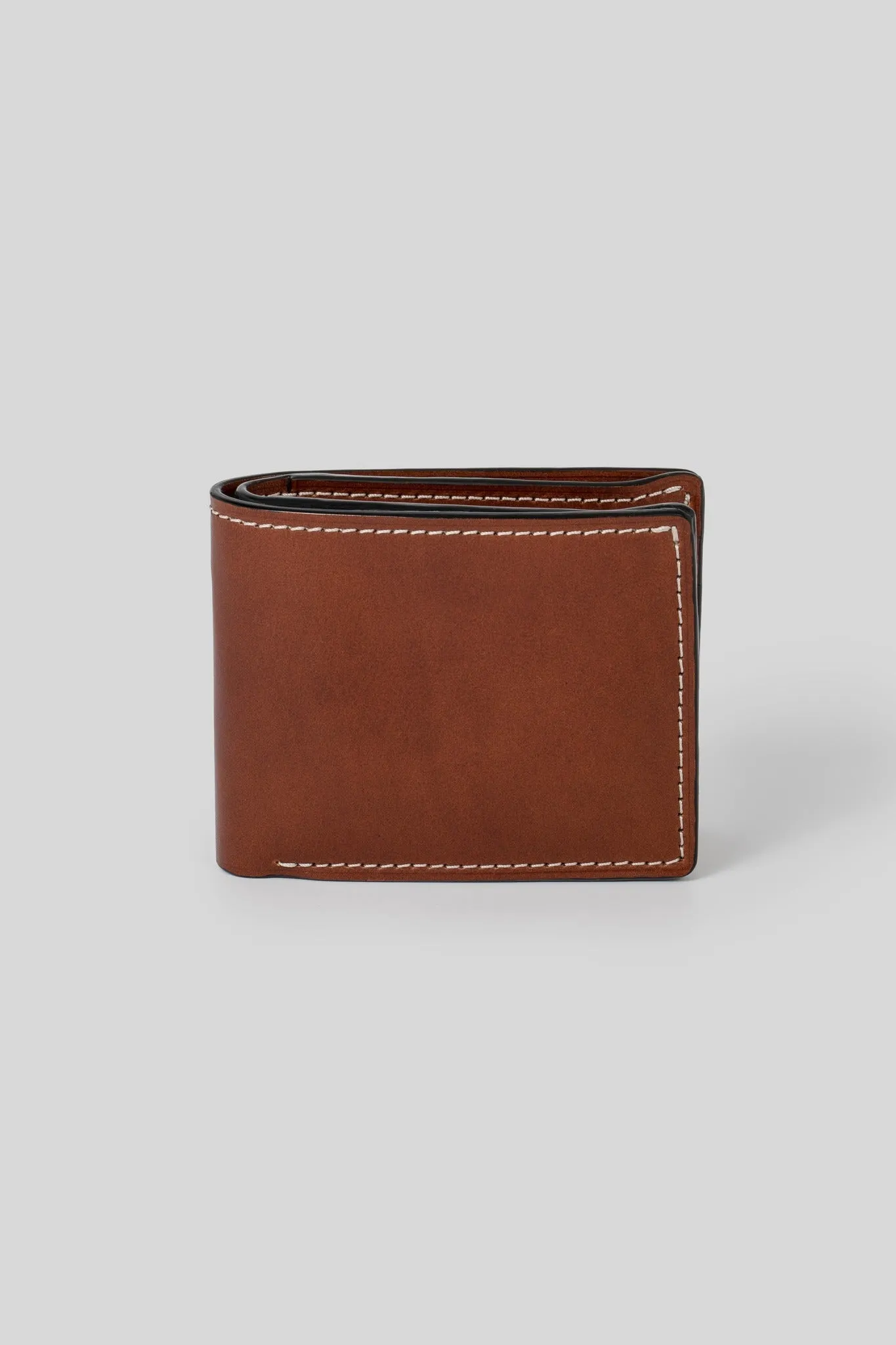 Leather Billfold Wallet - Tan