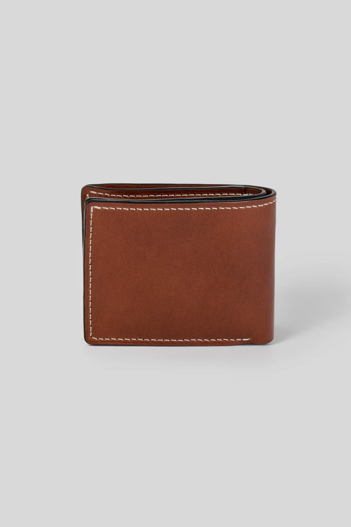 Leather Billfold Wallet - Tan