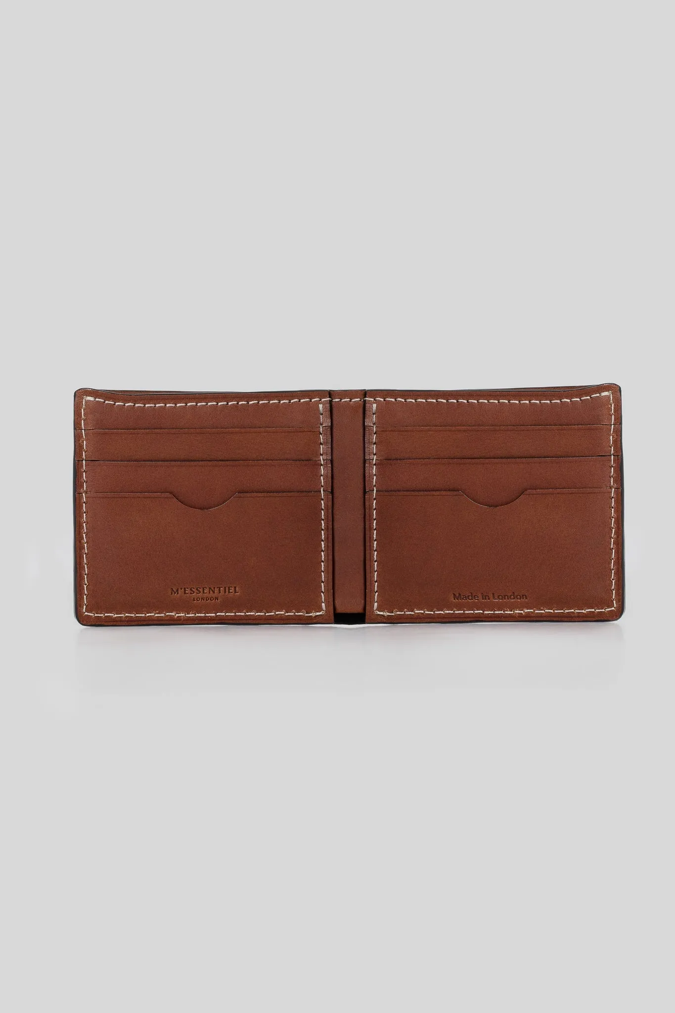 Leather Billfold Wallet - Tan